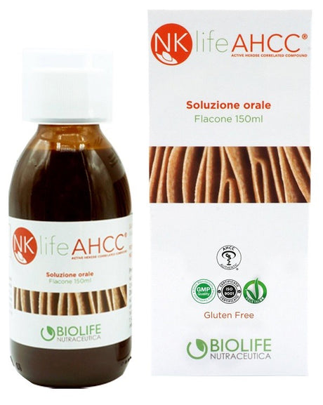 nutraceutica biolife nklife ahcc 30 bustine ean 8056249810209