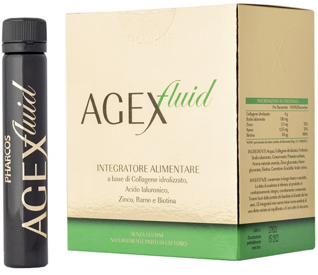 bionativa agex fluid pharcos 15 fiale da 25 ml biodue