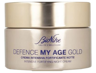 icim bionike defence my age gold crema intensiva fortificante notte 50 ml bionike ean 8029041112864