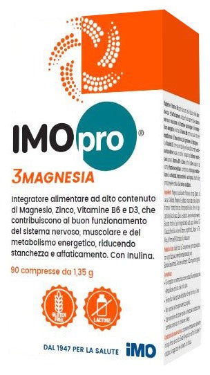 imo imopro 3 magnesia 90 compresse imo ean 8055713390100