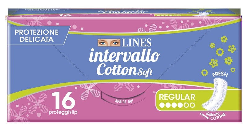 fater proteggislip lines intervallo cotton soft fresh distesi 16 pezzi lines ean 8001480402003