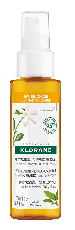 pierre fabre les polysianes protection sun exposed hair olio con tamanu e monoi 100 ml klorane ean 3282770148527