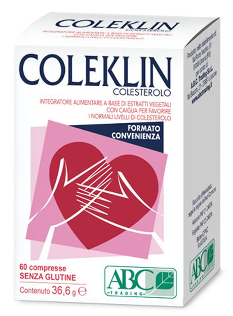 abc trading coleklin colesterolo 3mg 60 compresse coleklin ean 8059692670604