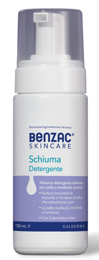galderma benzac skincare schiuma detergente 130 ml benzac ean 7897930777996