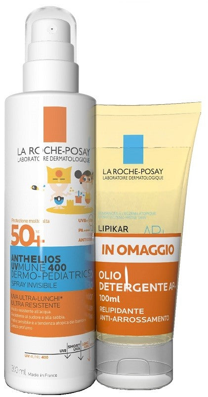 loreal posay anthelios spray ap shaka 200 ml olio 100 ml la roche posay ean 8054800381847