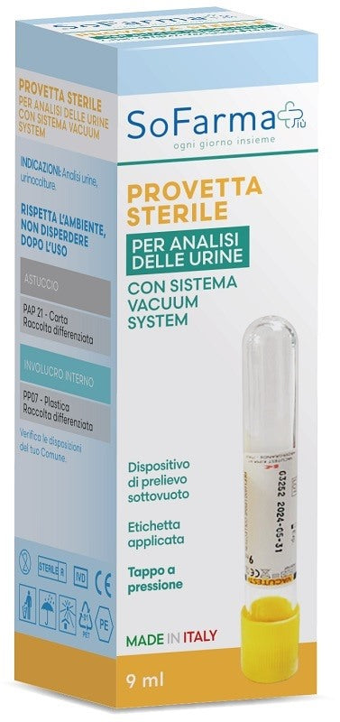sofarmapiu provetta sottovuoto vacutest da 9 ml sofarmapiu sofarmapiu ean 8054141492363