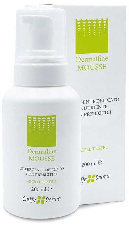 cieffe derma dermaffine mousse detergente delicato e nutriente con prebiotici 200 ml cieffe derma