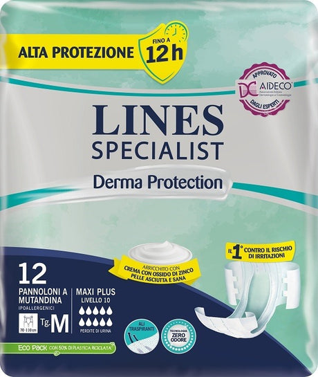 fater adult pannolone mutandina lines specialist derm ap m 12 pezzi lines ean 8001480308275