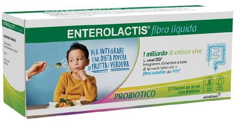 alfasigma px enterolactis fibra liquida 12 flaconcini x 10 ml enterolactis