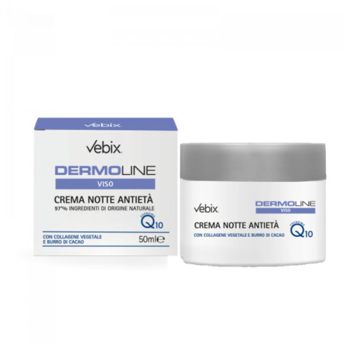 Vebix Dermoline Twarz Krem na noc przeciwstarzeniowy 50 Ml Vebix