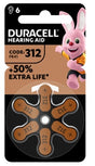 duracell duracell easy tab 312 marrone batteria per apparecchio acustico 6 pezzi duracell ean 5000394167247