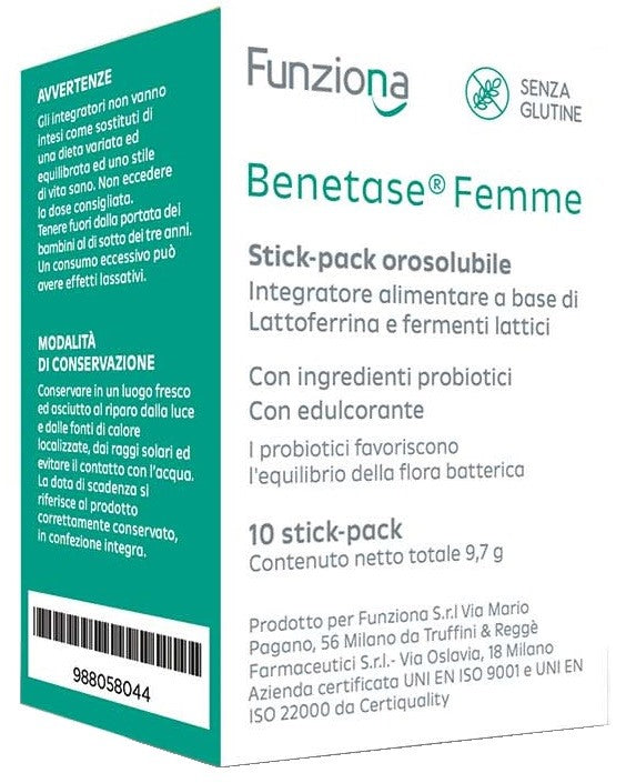 funziona benetase femme 10 stick pack funziona