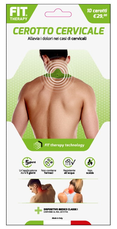 of course italia fit therapy cerotto cervicale 10 pezzi ean 8051277674021