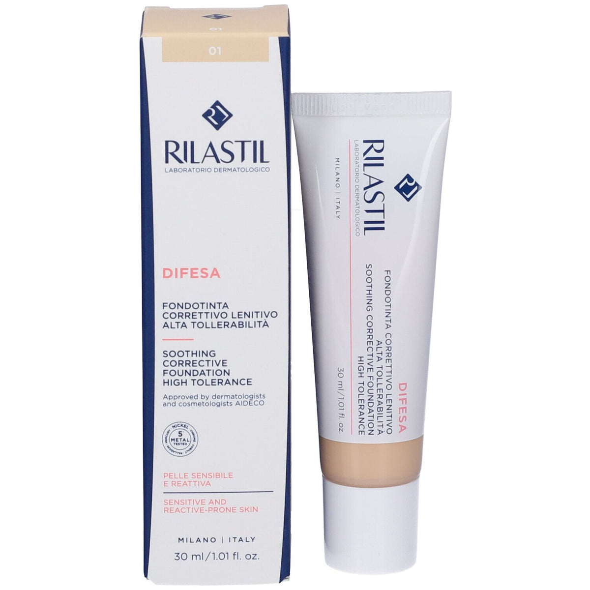 Rilastil Base Corretiva Calmante 01 30 Ml Rilastil