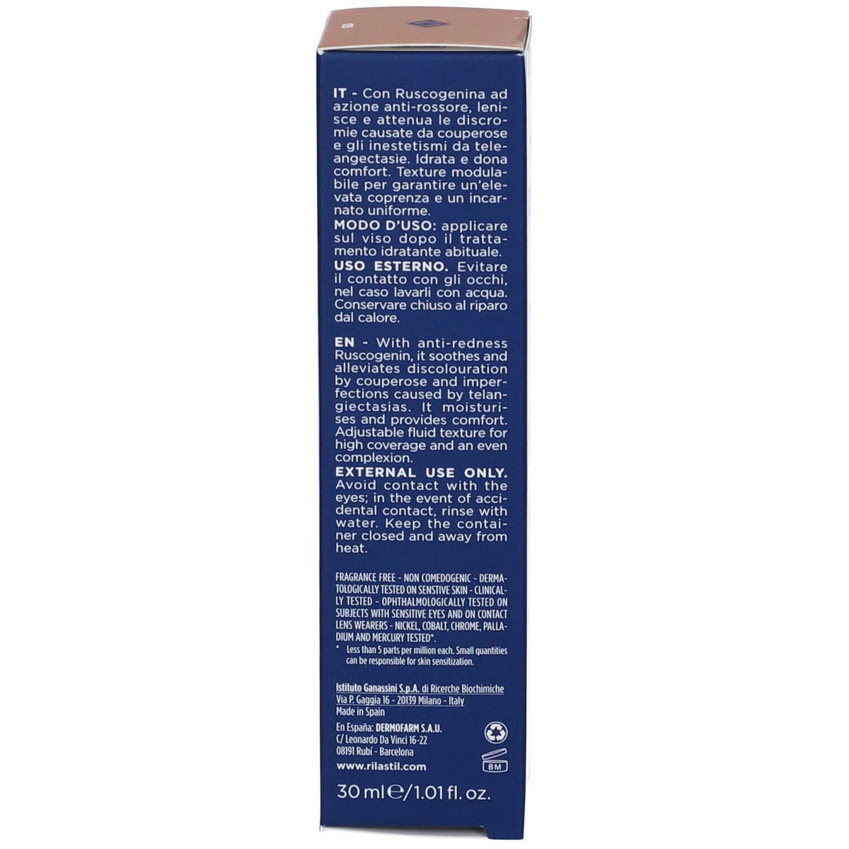 Rilastil Base Corretiva Calmante 05 30 Ml Rilastil