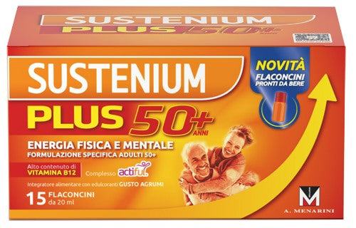 menarini otc sustenium plus 50 15 flaconcini sustenium ean 8059591081020