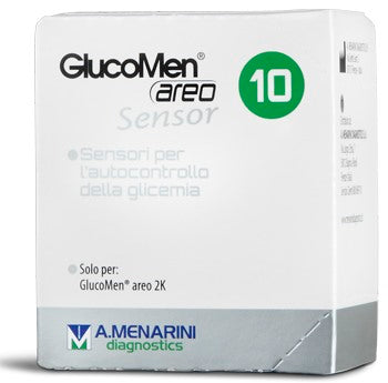 a menarini diagnostics strisce glucomen areo sensor per analisi del glucosio 10 pezzi glucomen