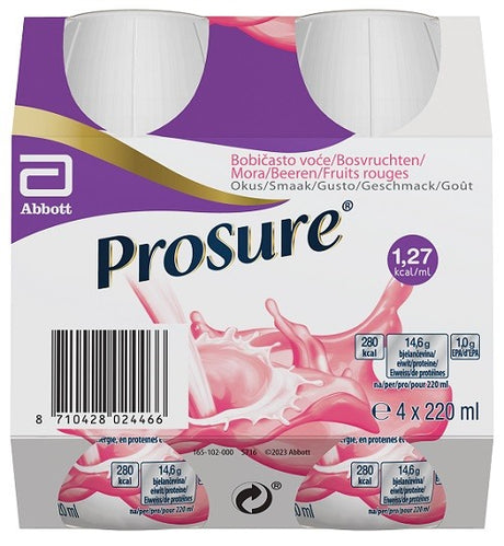 abbott prosure berry 4 bottiglie da 220 ml prosure ean 8710428024466