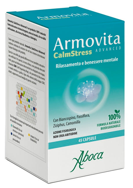 aboca armovita calmstress advanced 45 capsule aboca ean 8032472037521