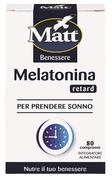 ad gruppo alimentare diet matt benessere melatonina retard 80 compresse ean 8021581040164