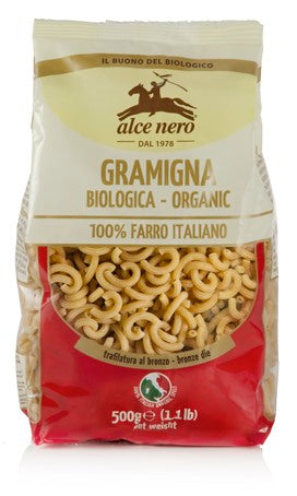 alce nero gramigna 100 sfarinato di farro bio 500 g alce nero ean 8009004809253