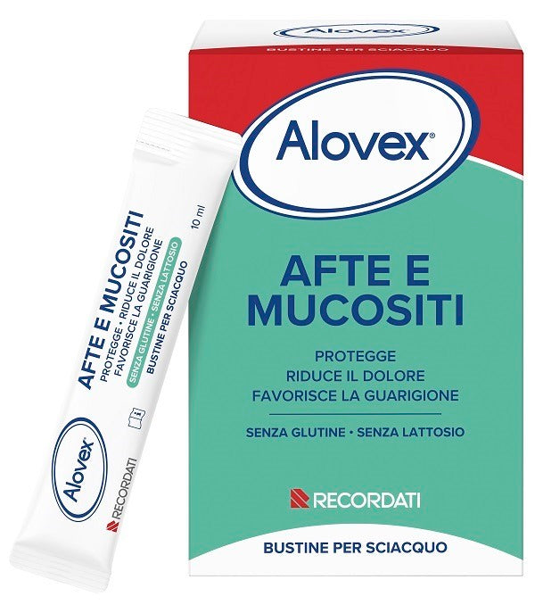 alovex alovex afte e mucositi 20 bustine da 10 ml alovex ean 8056300620686