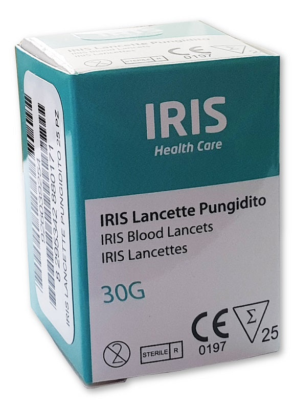 alpha pharma diagn lancette pungidito iris 25 pezzi alpha pharma service ean 8295342880171