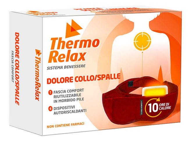 alsipharma thermorelax fascia dolore collo spalle fascia4 dispositivi autoriscaldanti thermorelax ean 8009432012096