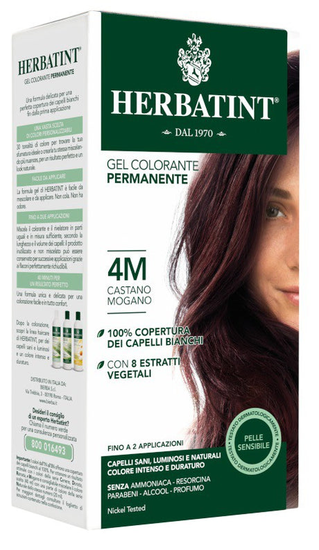 antica erboristeria herbatint 4m castano mogano 150 ml herbatint ean 8016744500166