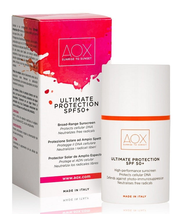 aox italia ultimate sunscreen spf50 50 ml ean 8052462910177