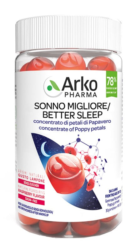 arkofarm arkogummies papavero 60 gommose arkofarm ean 3578836216065