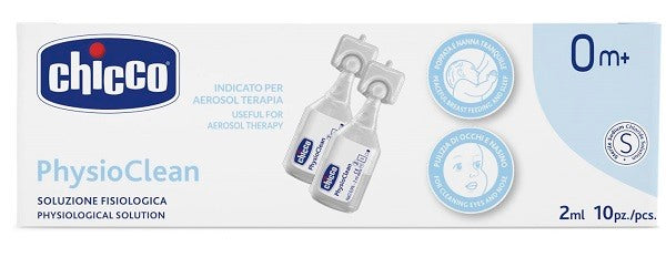 artsana chicco chicco soluzione physioclean 2 ml 10 pezzi chicco ean 8058664124701