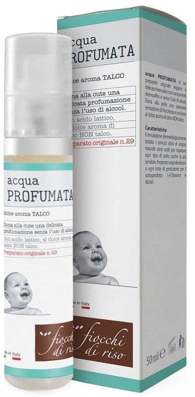 artsana chicco fiocchi di riso acqua profumata rinfrescante talco 50 ml fiocchi di riso ean 8058664137756