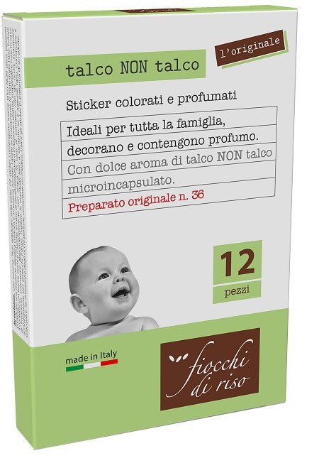 artsana chicco fiocchi di riso talco non talco cerotti 12 pezzi fiocchi di riso ean 8058664159581