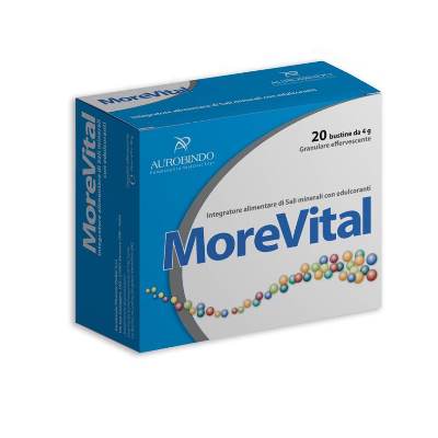 aurobindo pharma italia morevital 20 bustine da 4 g morevital