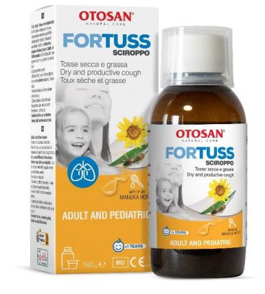 aurora s r l otosan fortuss sciroppo gola 180 g otosan ean 8016887000226