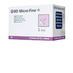 bb farma ago per penna da insulina bd microfine 31 gauge 5 mm 100 pezzi bd micro fine
