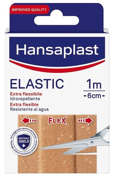 beiersdorf cerotto in striscia hansaplast elastic extra flessibile 6 cm lunghezza 1 m 10 pezzi hansaplast ean 4005800110580