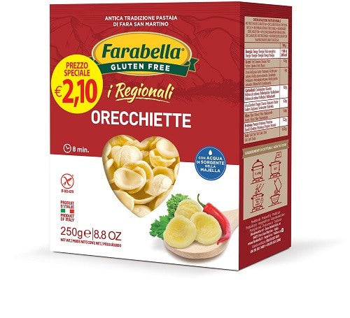 bioalimenta srl farabella orecchiette i regionali pasta fresca stabilizzata 250 g promo farabella ean 8056774003855