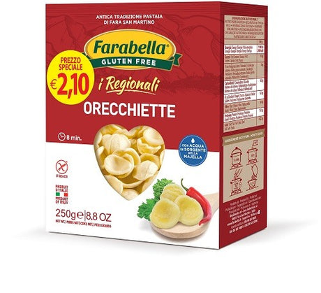 bioalimenta srl farabella orecchiette i regionali pasta fresca stabilizzata 250 g promo farabella ean 8056774003855