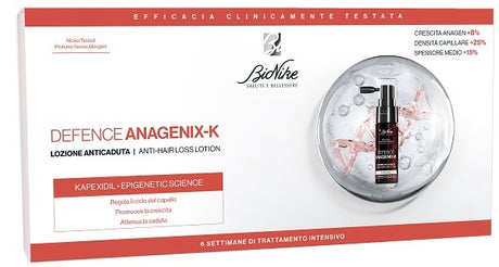 bionike defence anagenix k lozione anti caduta 6 flaconcini 15 ml bionike ean 8029041165358