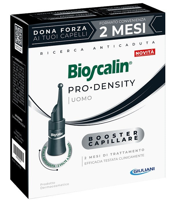 bioscalin bioscalin pro density uomo booster capillare 16 fiale x 25ml bioscalin ean 8032523250176