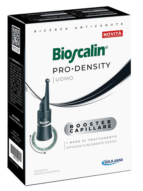 bioscalin bioscalin pro density uomo booster capillare 8 fiale x 25ml bioscalin ean 8032523250169