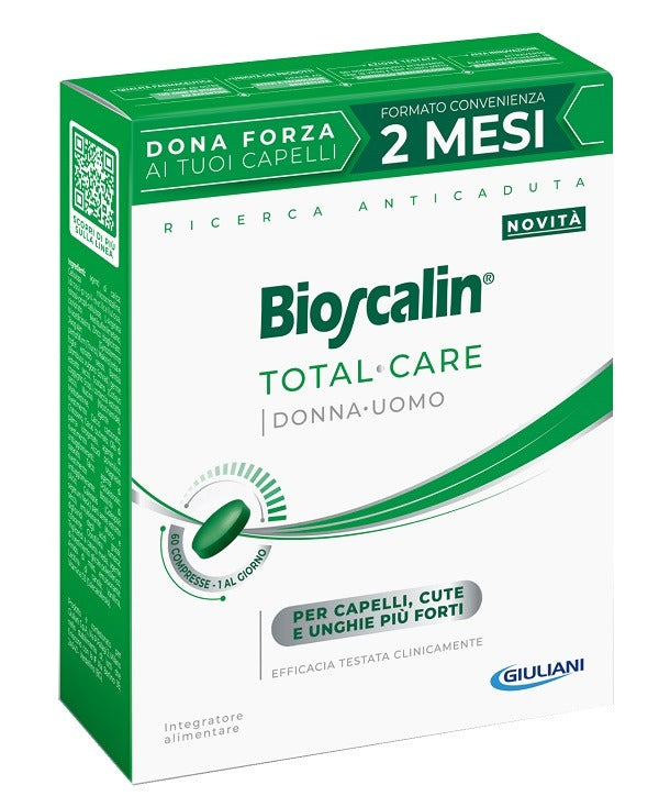 bioscalin bioscalin total care 60 compresse bioscalin ean 8032523250039