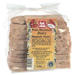 biotobio fette biscottate dolci mandorla malto 250 g biotobio ean 8018848001181