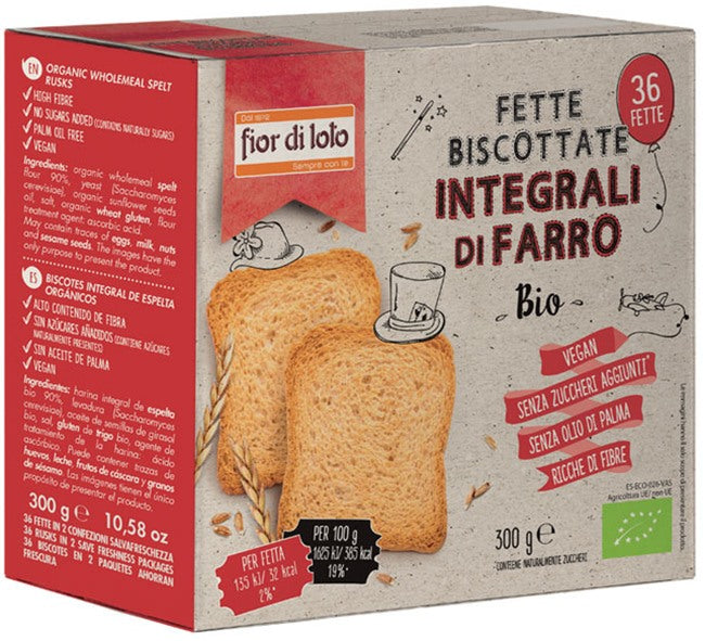 biotobio fette biscottate farro integrali biotobio ean 8016323045583