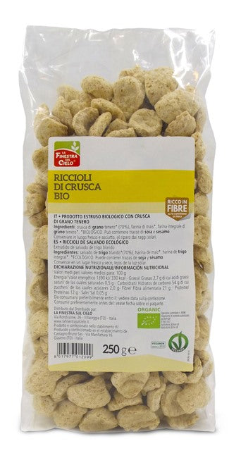 biotobio fsc biofibre riccioli di crusca bio ad alto contenuto di fibra 250 g biotobio ean 8017977012099
