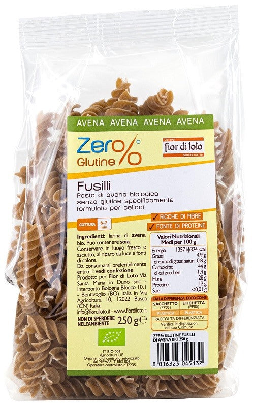 biotobio fusilli di avena 250 g biotobio ean 8016323045132