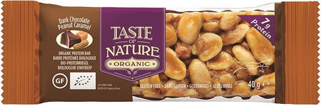 biotobio taste of nature barretta alle arachidi e caramello con cioccolato fondente bio 40 g biotobio ean 0059527172219