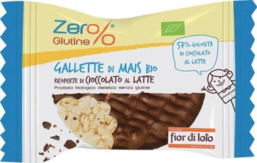 biotobio zer glutine gallette mais ricoperte di cioccolato al latte bio 32 g zer glutine ean 8016323029842